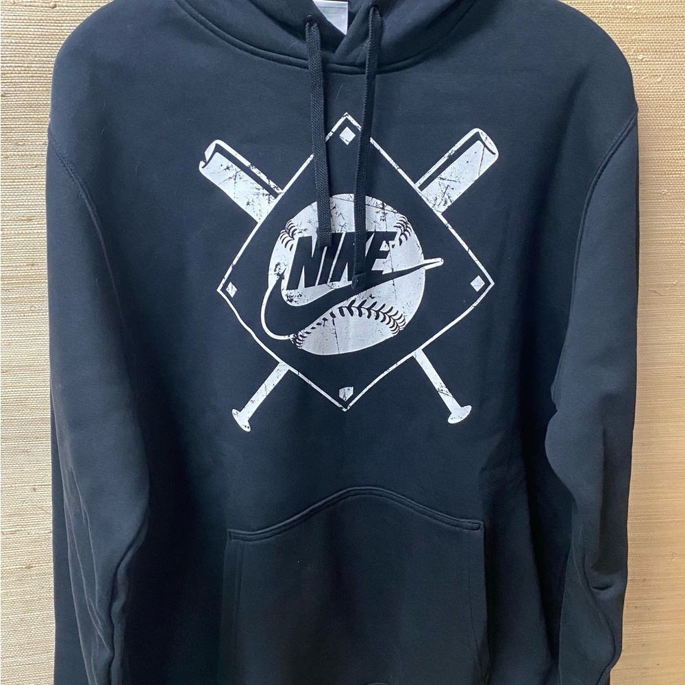Nike Black Baseball Graphic Hoodie